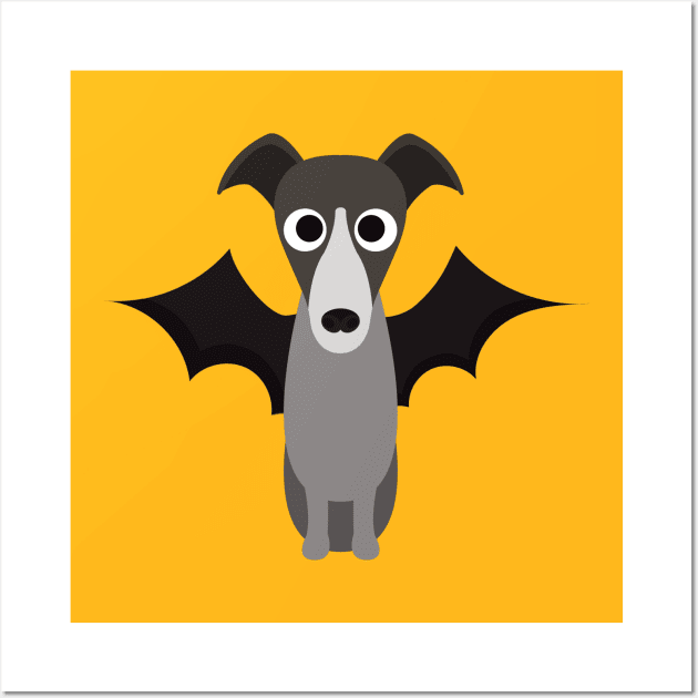 Greyhound Halloween Fancy Dress Costume Wall Art by DoggyStyles